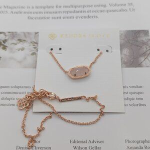 Kendra Scott rose Gold Necklace